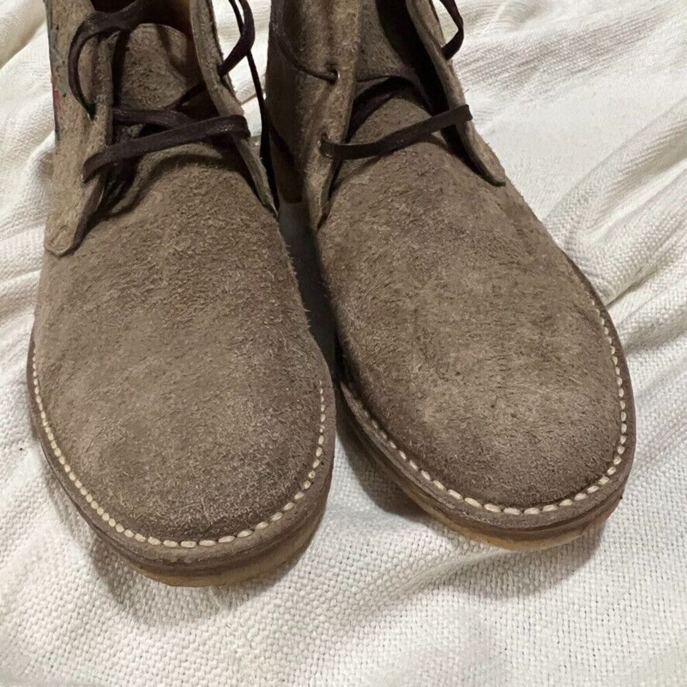 Gucci Moreau Embroidered Suede Chukka Boots Men's 7.5 NEW - Picture 11 of 11